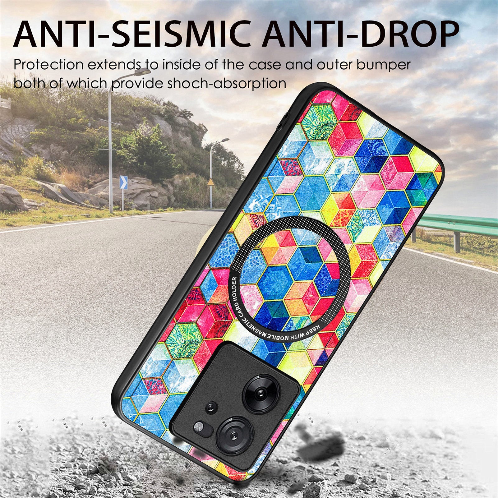 P1 For Xiaomi 13T / 13T Pro / Redmi K60 Ultra Case PU+TPU+PC Pattern Printing Magnetic Ring Phone Cover P1 For Xiaomi 13T / 13T Pro / Redmi K60 Ultra Case PU+TPU+PC Pattern Printing Magnetic Ring Phone Cover